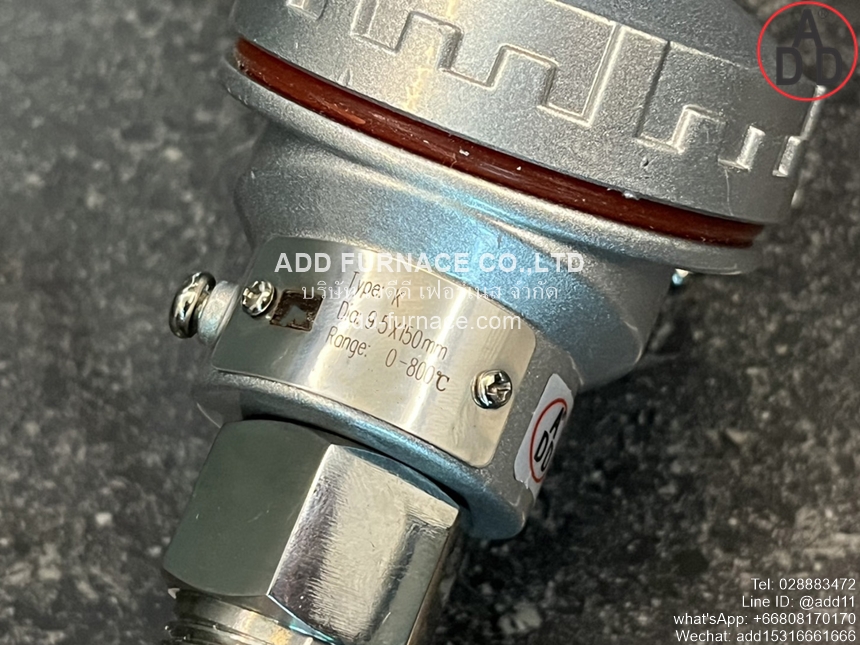 Thermocouple 9.5x150mm Type K 0-800°C (11)